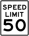 Speed Limit Signs - R2-1 Parking Signs